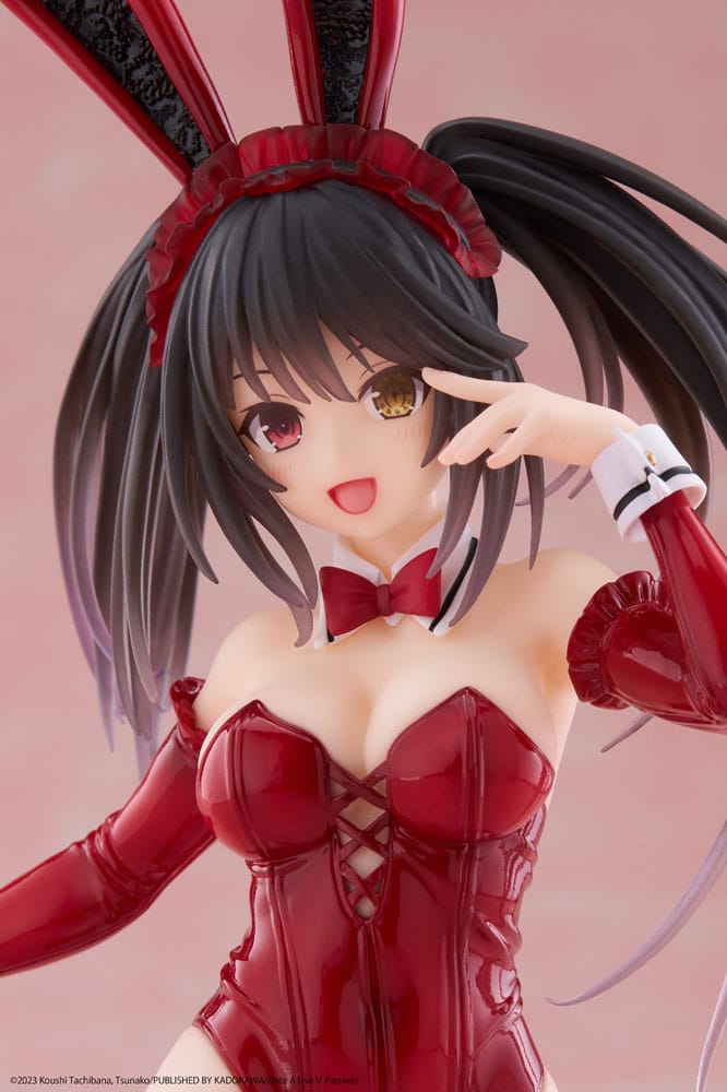 Date A Live V PVC Statue Desktop Cute Figure Kurumi Tokisaki Bunny Ver. 13 cm Prizefiguren Yokina