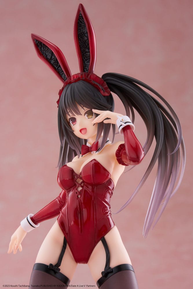 Date A Live V PVC Statue Desktop Cute Figure Kurumi Tokisaki Bunny Ver. 13 cm Prizefiguren Yokina
