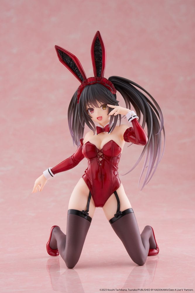 Date A Live V PVC Statue Desktop Cute Figure Kurumi Tokisaki Bunny Ver. 13 cm Prizefiguren Yokina