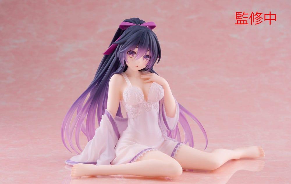 Date A Live V PVC Statue Desktop Cute Figure Tohka Yatogami Nightwear Ver. 13 cm Prizefiguren Yokina