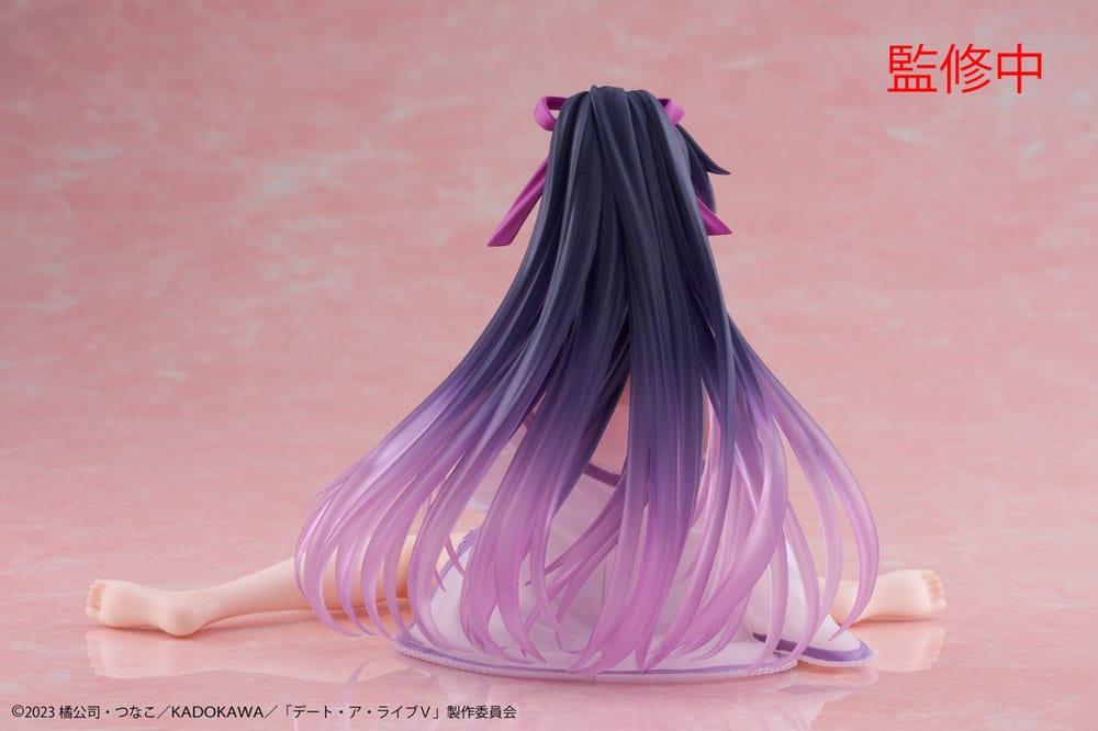 Date A Live V PVC Statue Desktop Cute Figure Tohka Yatogami Nightwear Ver. 13 cm Prizefiguren Yokina