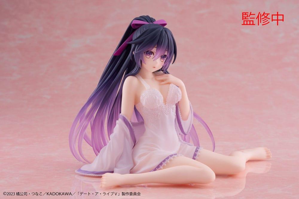 Date A Live V PVC Statue Desktop Cute Figure Tohka Yatogami Nightwear Ver. 13 cm Prizefiguren Yokina