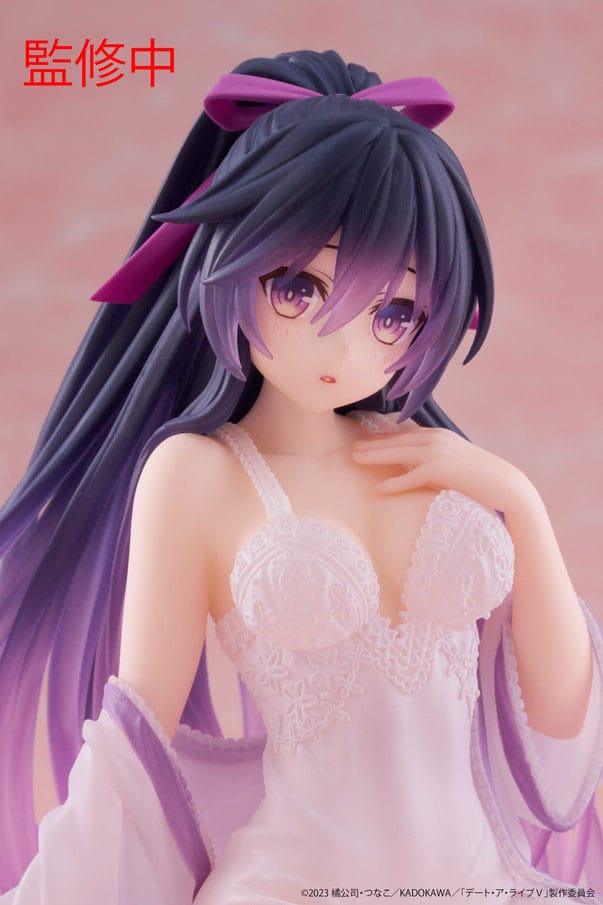 Date A Live V PVC Statue Desktop Cute Figure Tohka Yatogami Nightwear Ver. 13 cm Prizefiguren Yokina