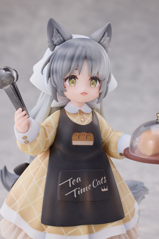 Decorated Life Collection PVC Statue Tea Time Cats - Cat Town Bakery Staff & Customer Set 12 cm Prizefiguren Yokina