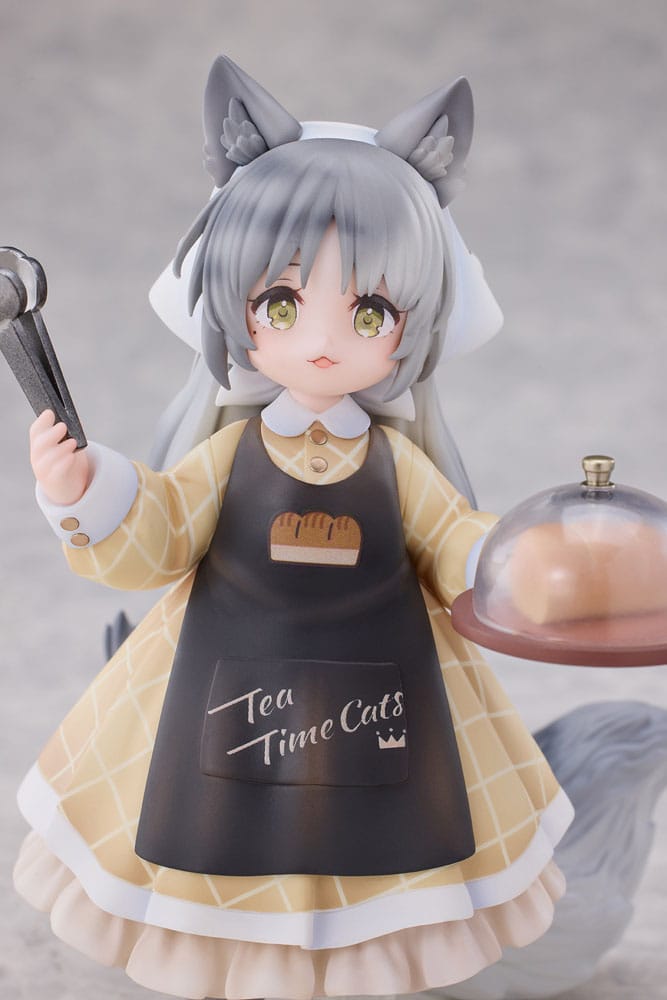 Decorated Life Collection PVC Statue Tea Time Cats - Cat Town Bakery Staff & Customer Set 12 cm Prizefiguren Yokina