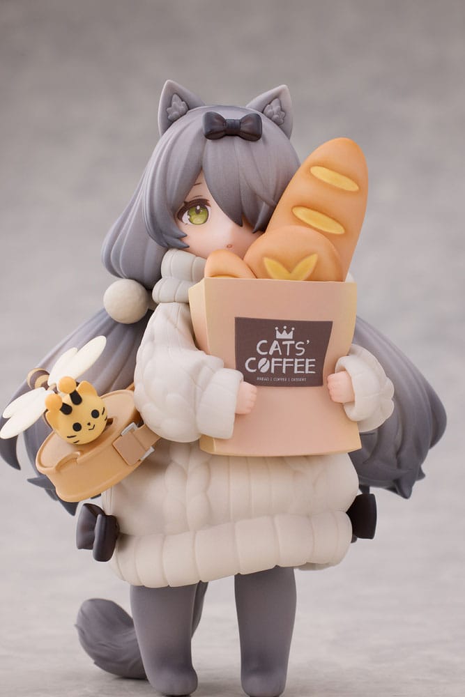 Decorated Life Collection PVC Statue Tea Time Cats - Cat Town Bakery Staff & Customer Set 12 cm Prizefiguren Yokina