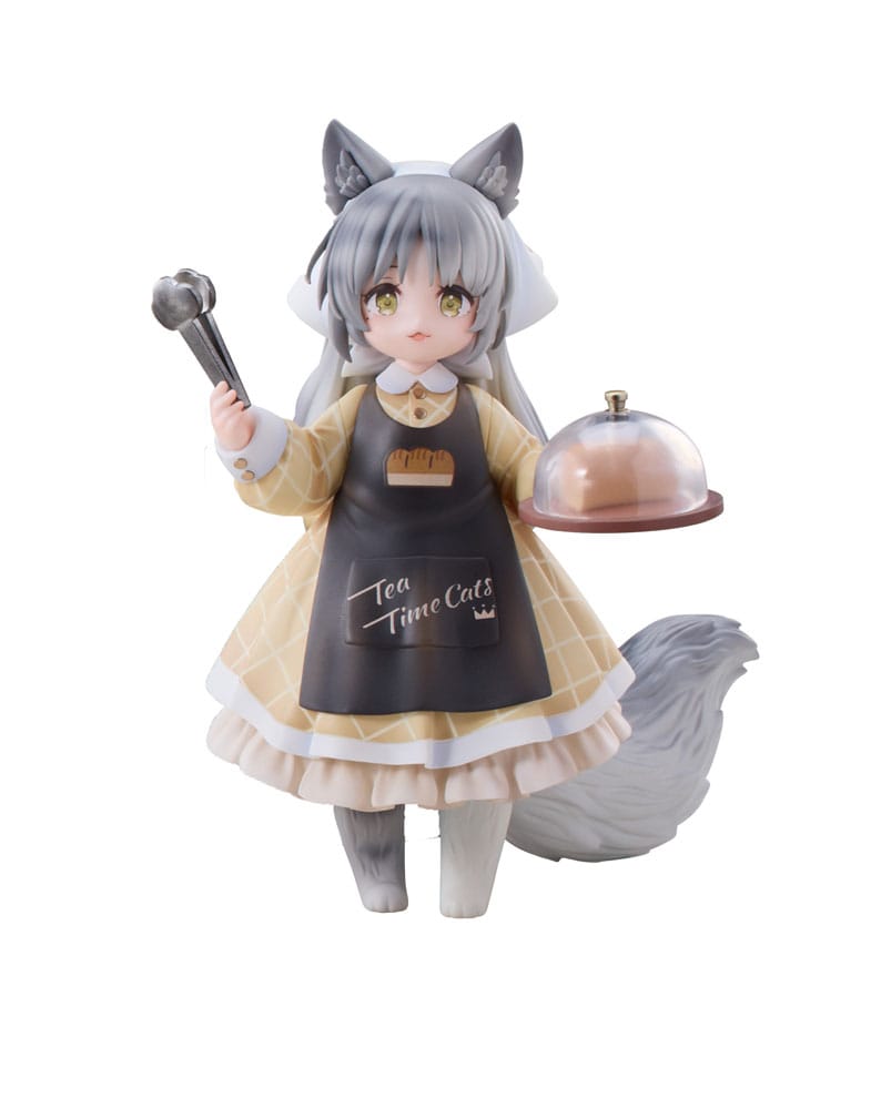 Decorated Life Collection PVC Statue Tea Time Cats - Cat Town Bakery Staff & Customer Set 12 cm Prizefiguren Yokina