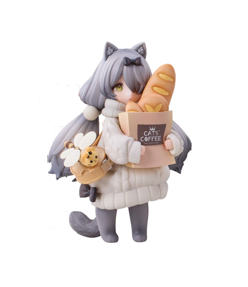 Decorated Life Collection PVC Statue Tea Time Cats - Cat Town Bakery Staff & Customer Set 12 cm Prizefiguren Yokina