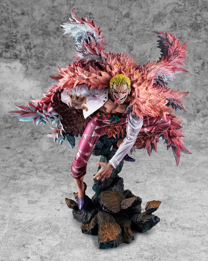 Demon Donquixote Doflamingo SA-Maximum Heavenly Excellent Model P.O.P PVC Statue 35 cm One Piece Prizefiguren Yokina