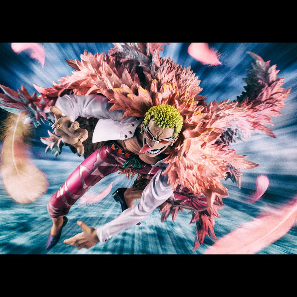 Demon Donquixote Doflamingo SA-Maximum Heavenly Excellent Model P.O.P PVC Statue 35 cm One Piece Prizefiguren Yokina