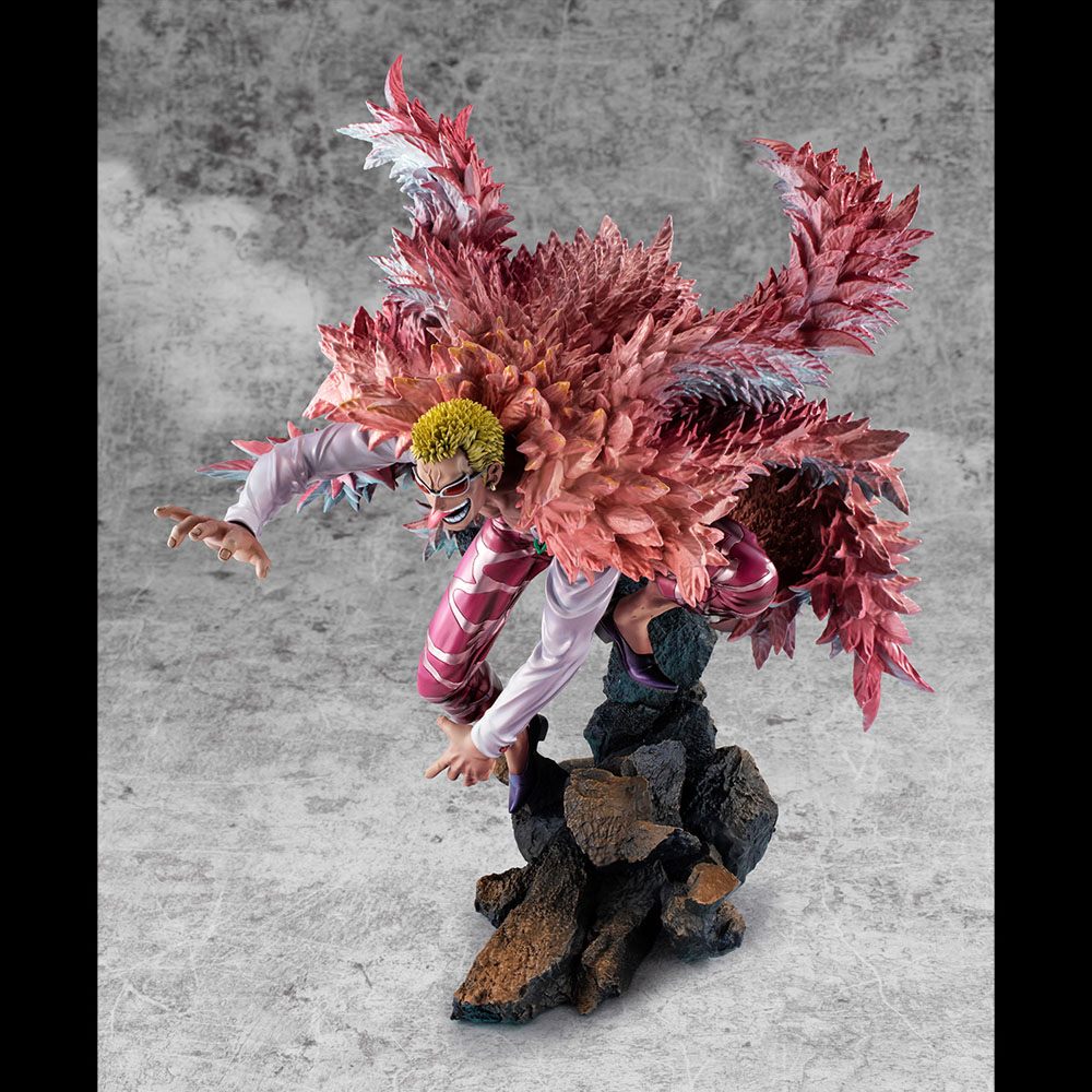 Demon Donquixote Doflamingo SA-Maximum Heavenly Excellent Model P.O.P PVC Statue 35 cm One Piece Prizefiguren Yokina