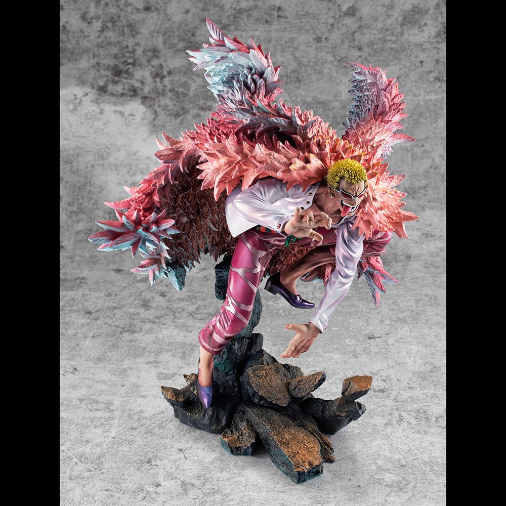 Demon Donquixote Doflamingo SA-Maximum Heavenly Excellent Model P.O.P PVC Statue 35 cm One Piece Prizefiguren Yokina