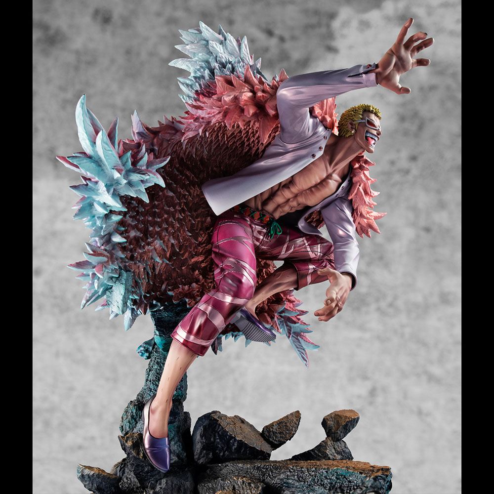 Demon Donquixote Doflamingo SA-Maximum Heavenly Excellent Model P.O.P PVC Statue 35 cm One Piece Prizefiguren Yokina