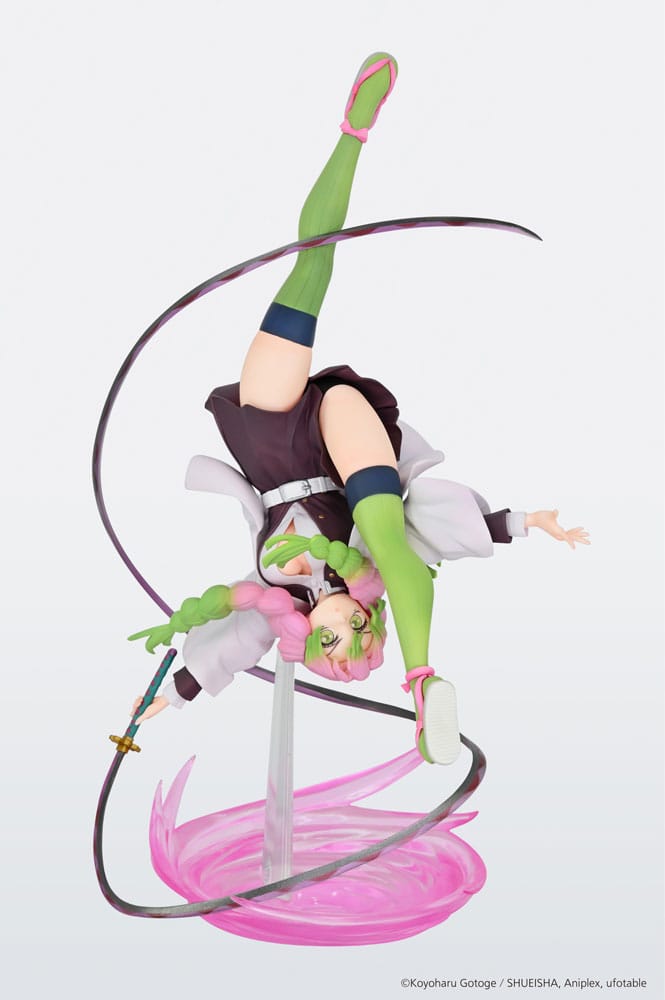 Demon Slayer: Kimetsu No Yaiba Aerial PVC Statue Mitsuri Kanroji 23 cm Prizefiguren Yokina