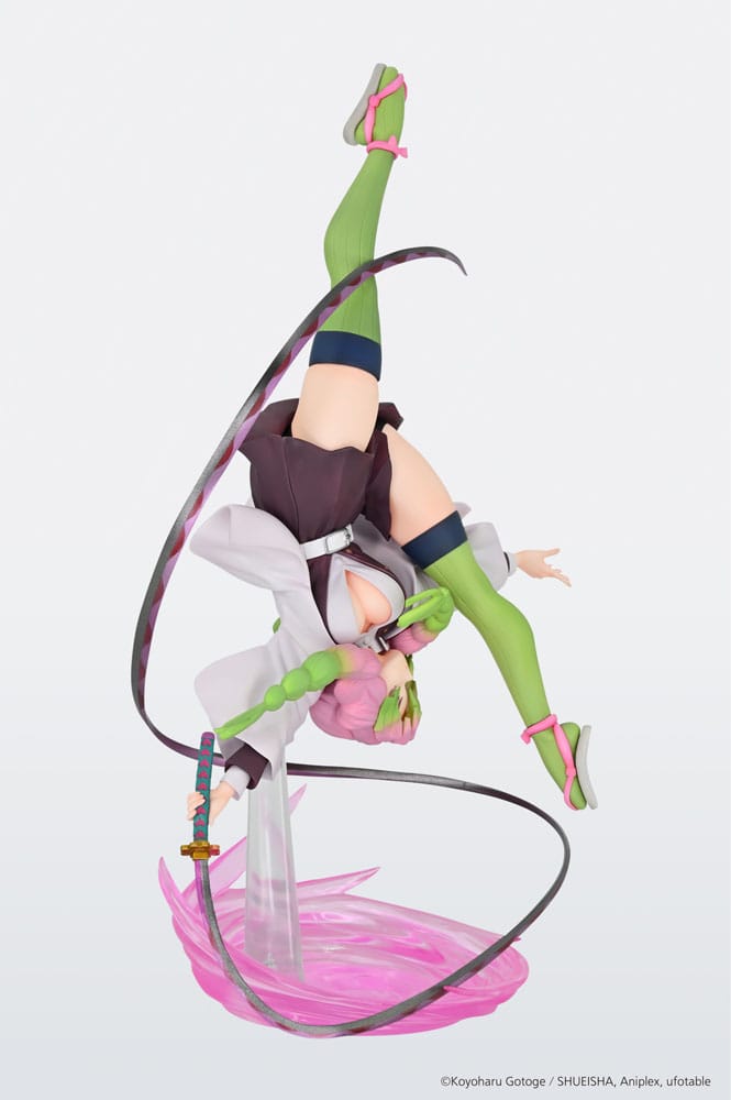 Demon Slayer: Kimetsu No Yaiba Aerial PVC Statue Mitsuri Kanroji 23 cm Prizefiguren Yokina
