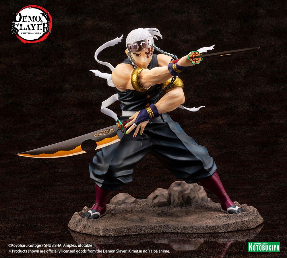Demon Slayer: Kimetsu no Yaiba ARTFXJ Statue 1/8 Tengen Uzui Regular Edition 23 cm Scalefiguren Yokina