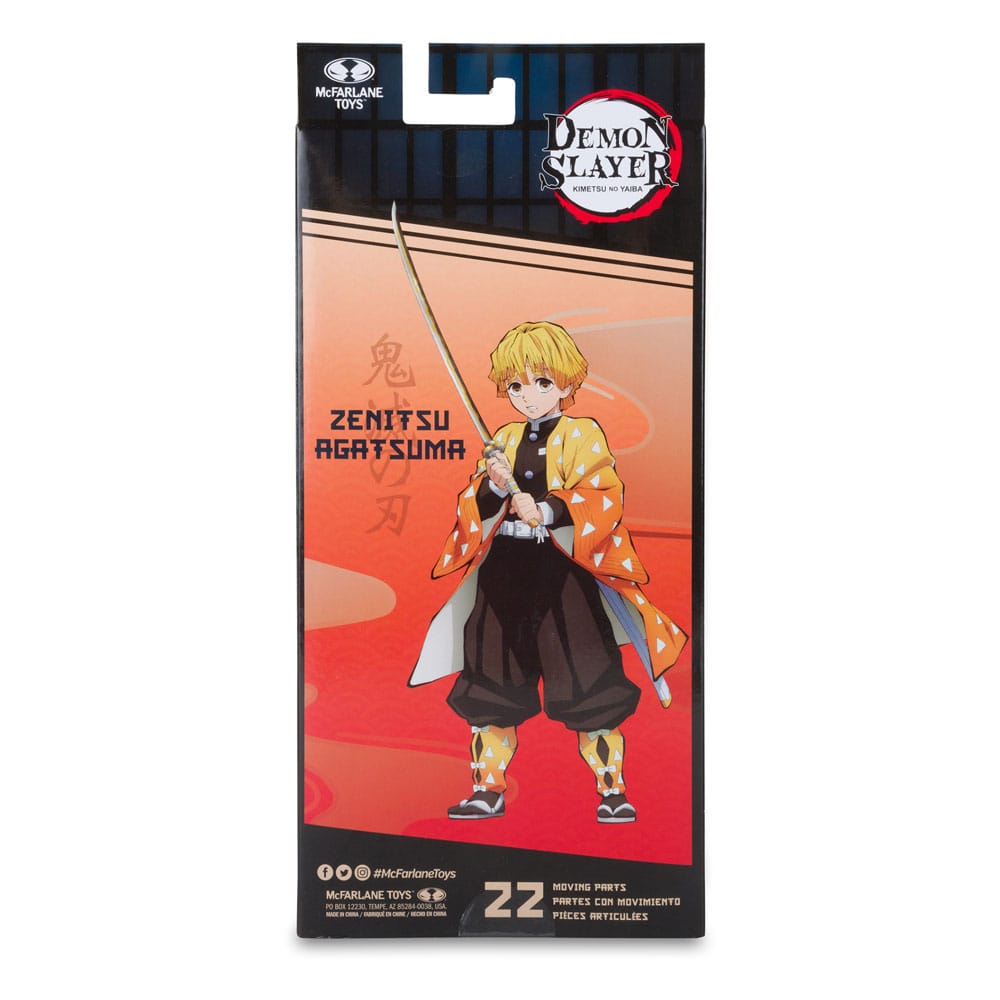 Demon Slayer: Kimetsu no Yaiba Actionfigur Zenitsu Agatsuma 18 cm Figmas Yokina