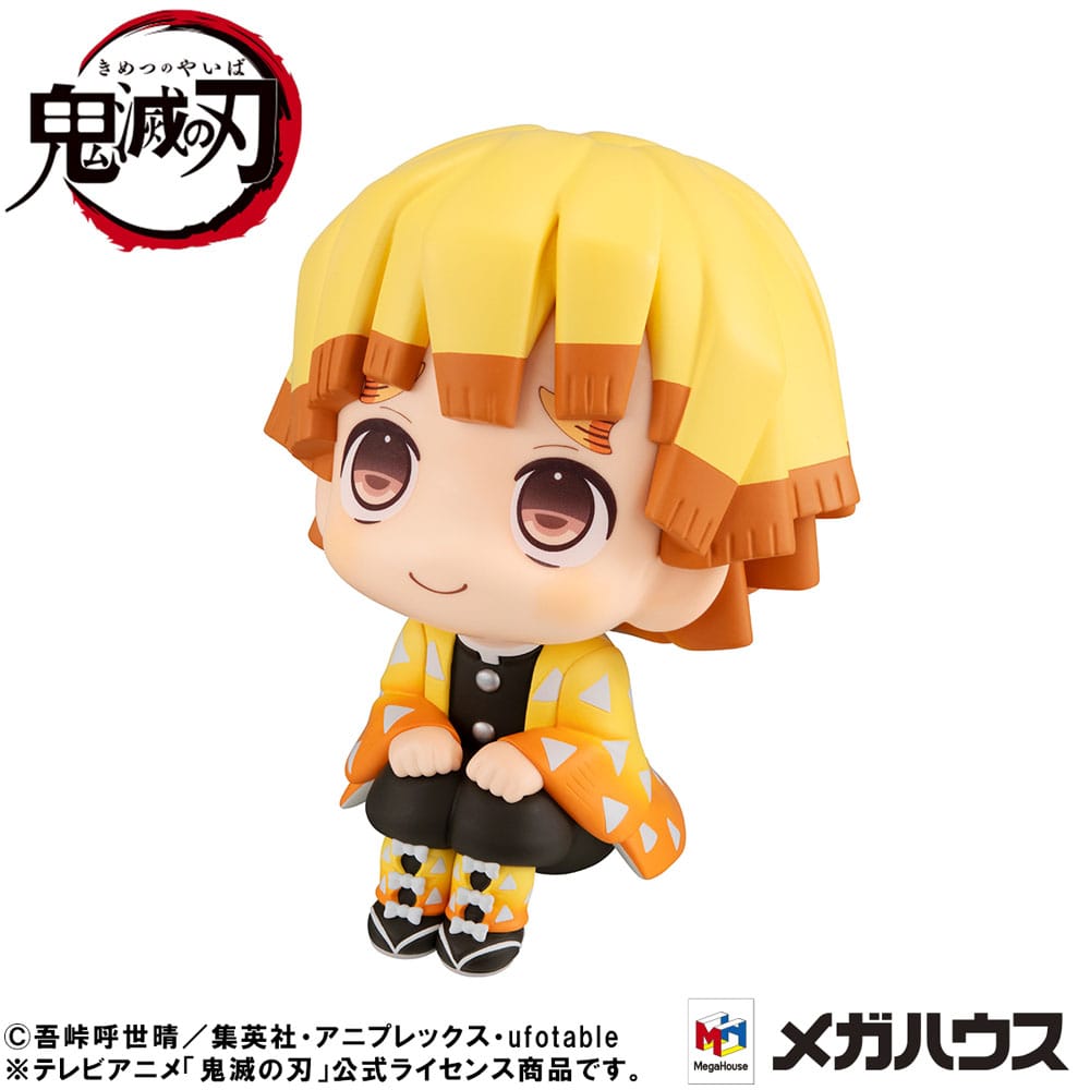 Demon Slayer: Kimetsu no Yaiba Look Up PVC Statue Zenitsu Agatsuma Smile Ver. 11 cm Prizefiguren Yokina