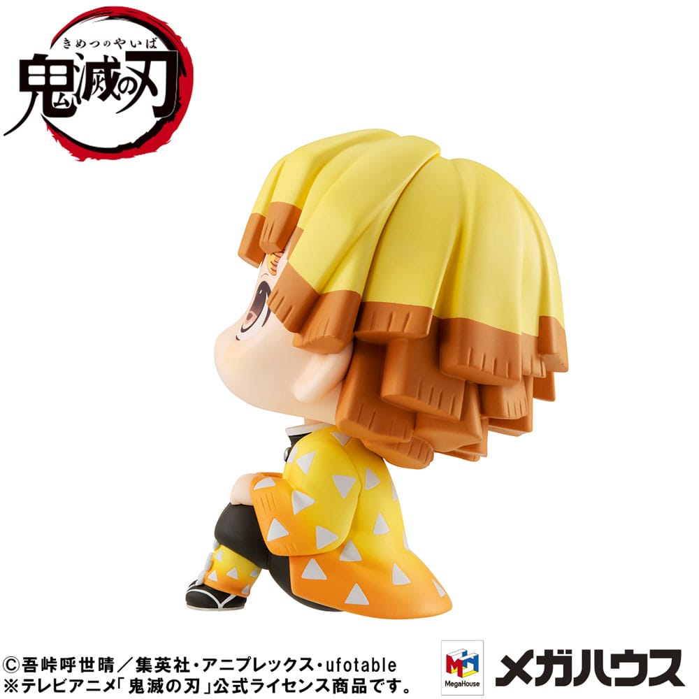 Demon Slayer: Kimetsu no Yaiba Look Up PVC Statue Zenitsu Agatsuma Smile Ver. 11 cm Prizefiguren Yokina