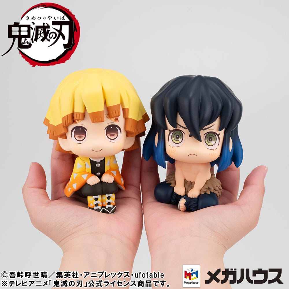 Demon Slayer: Kimetsu no Yaiba Look Up PVC Statue Zenitsu Agatsuma Smile Ver. 11 cm Prizefiguren Yokina
