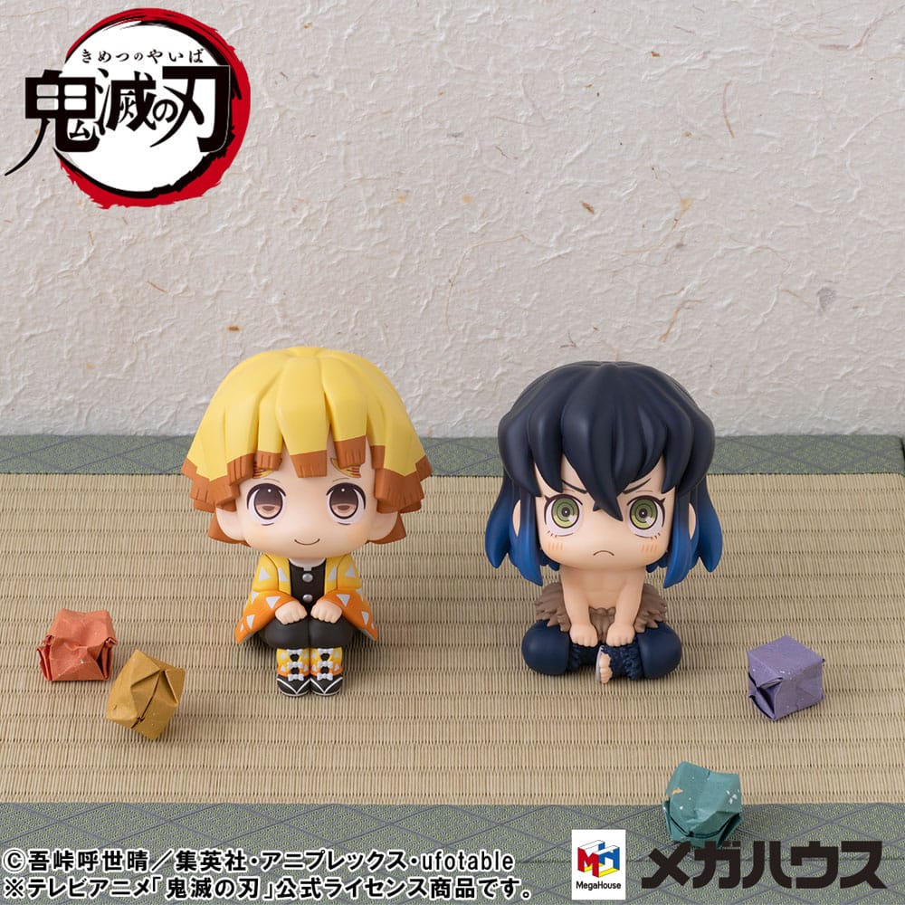 Demon Slayer: Kimetsu no Yaiba Look Up PVC Statue Zenitsu Agatsuma Smile Ver. 11 cm Prizefiguren Yokina