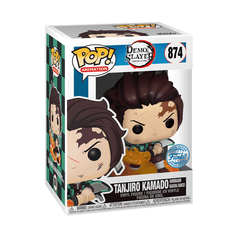 Demon Slayer: Kimetsu no Yaiba POP! Animation Figur Tanjiro (GW) Chase 9 cm Funko POP! Yokina