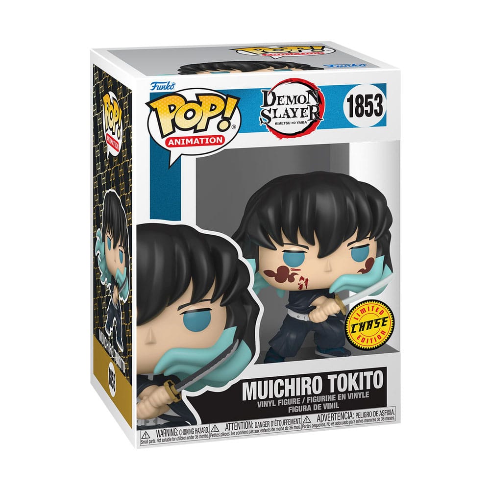 Demon Slayer: Kimetsu no Yaiba POP! Animation Vinyl Figur Muichiro (Attack) CHASE 9 cm Funko POP! Yokina