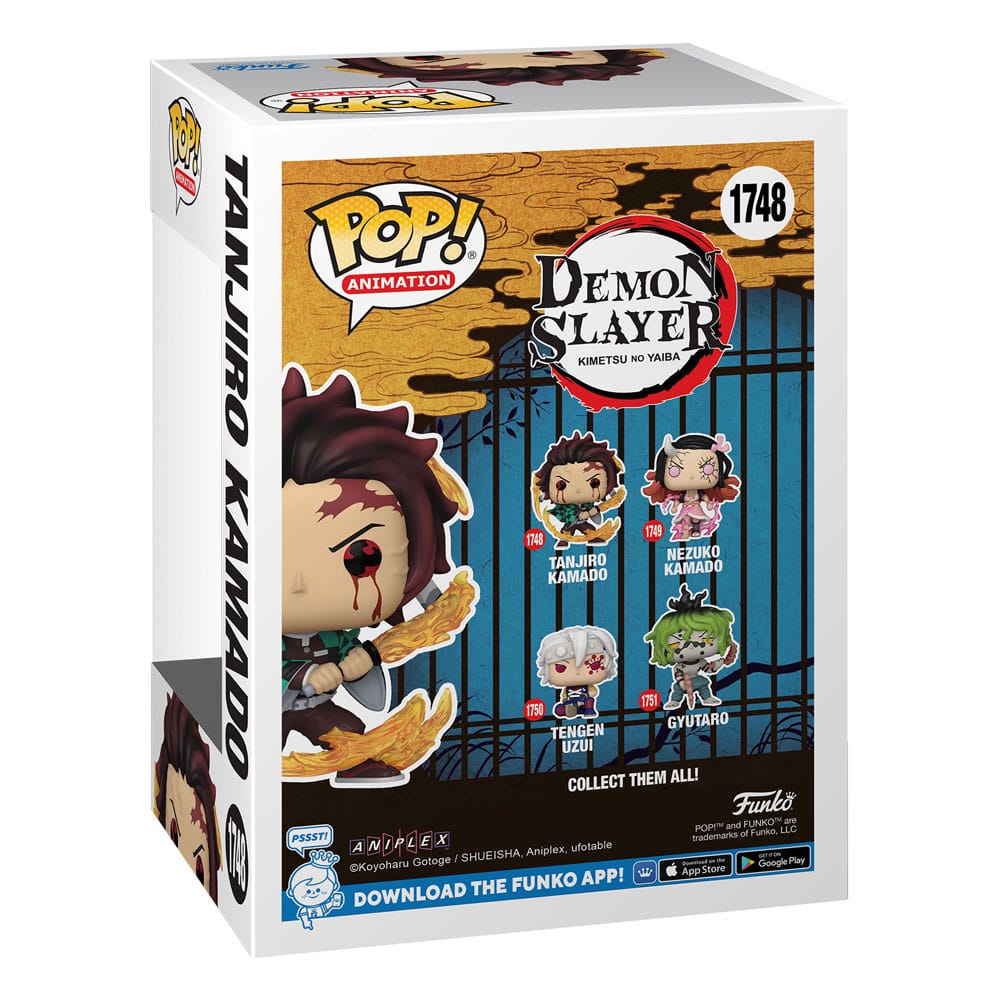 Demon Slayer: Kimetsu no Yaiba POP! Animation Vinyl Figuren Tanjiro (Sun Breathing) 9 cm Funko POP! Yokina