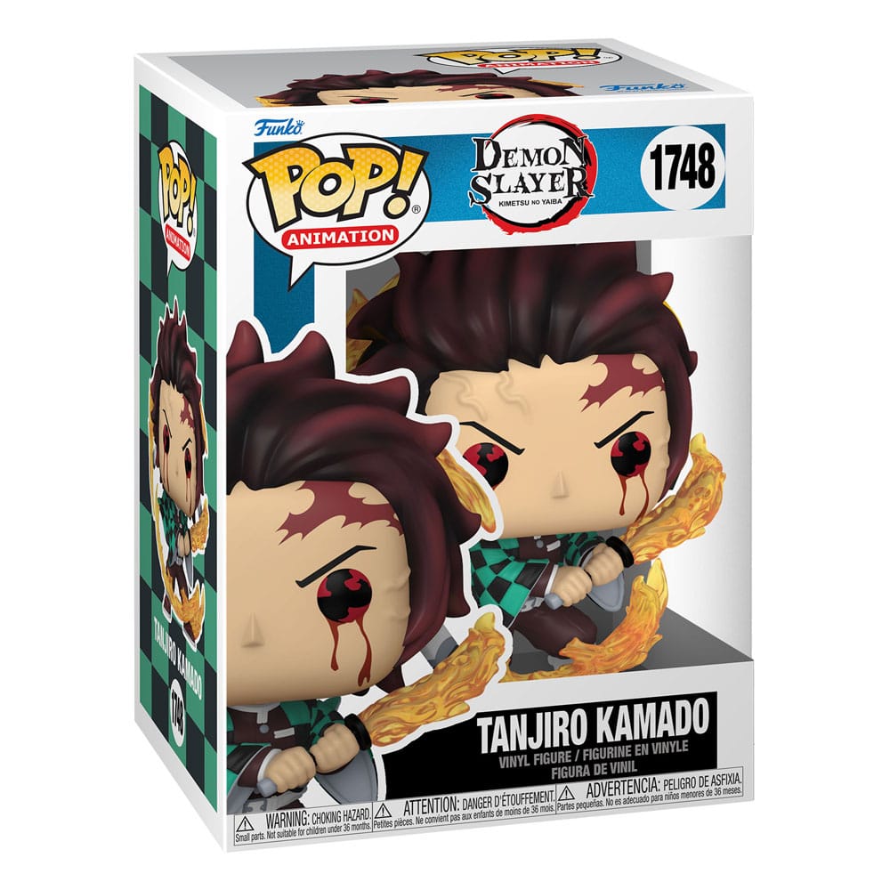 Demon Slayer: Kimetsu no Yaiba POP! Animation Vinyl Figuren Tanjiro (Sun Breathing) 9 cm Funko POP! Yokina