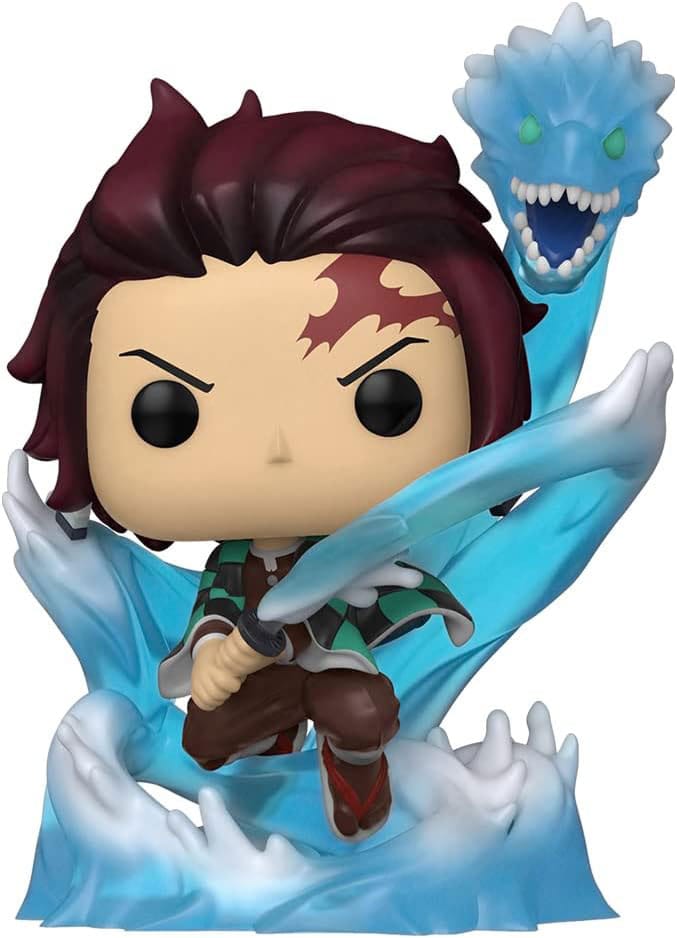 Demon Slayer: Kimetsu no Yaiba POP! Animation Vinyl Figuren Tanjiro W/ Dragon (GW/TRL) 9 cm Funko POP! Yokina