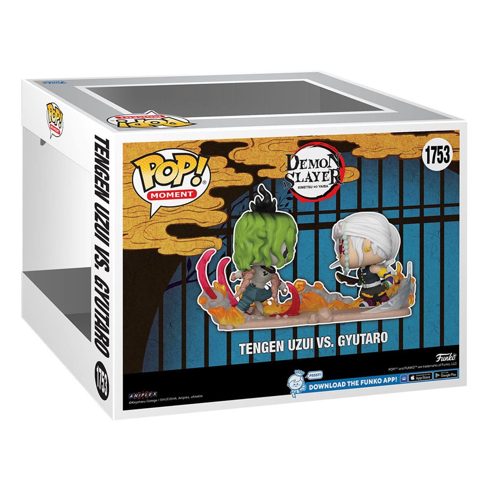 Demon Slayer: Kimetsu no Yaiba POP Moments Vinyl Figuren Tengen Vs Gyutaro 9 cm Funko POP! Yokina