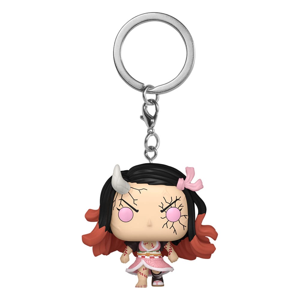 Demon Slayer: Kimetsu no Yaiba POP! Vinyl Schlüsselanhänger 4 cm Nezuko (Demon Form) Schlüsselanhänger Yokina
