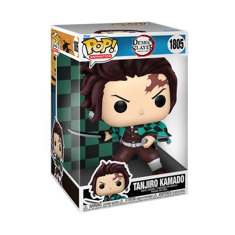 Demon Slayer: Kimetsu no Yaiba Super Sized Jumbo POP! Vinyl Figur Tanjiro 25 cm Funko POP! Yokina