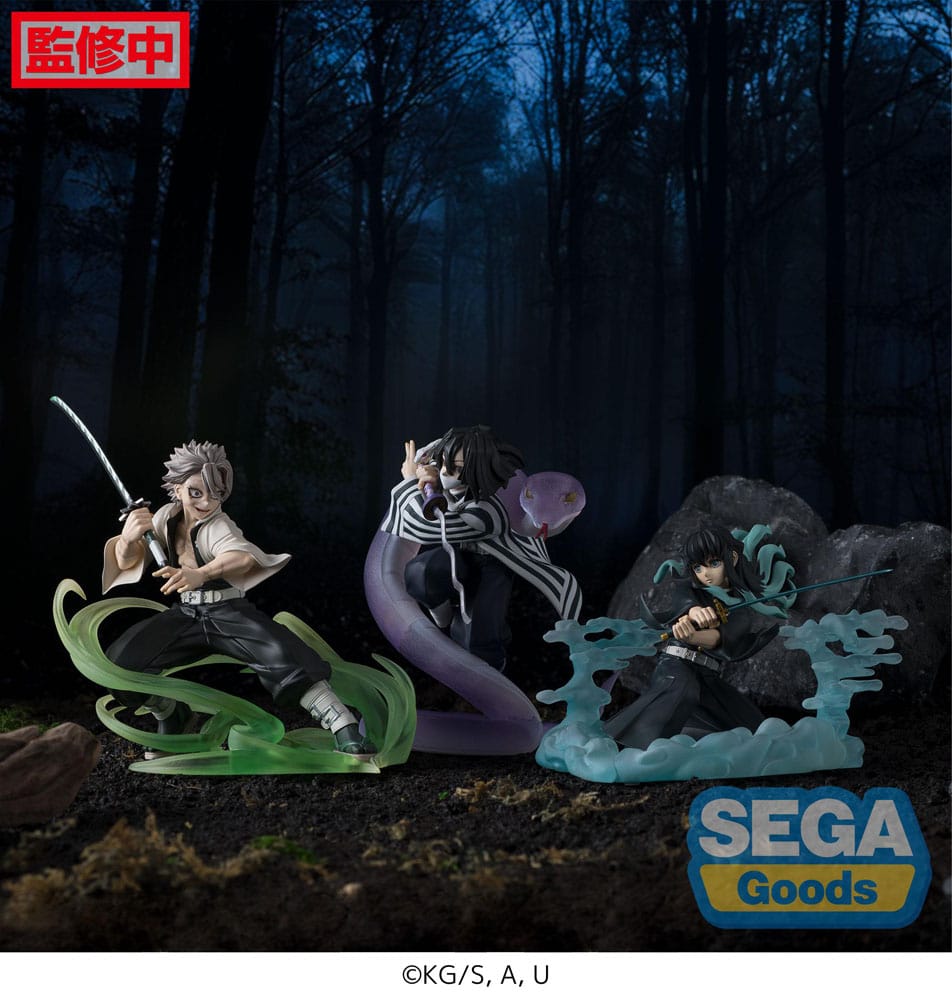 Demon Slayer: Kimetsu no Yaiba Xross Link Anime PVC Statue Sanemi Shinazugawa Hashira Training Arc 12 cm Prizefiguren Yokina
