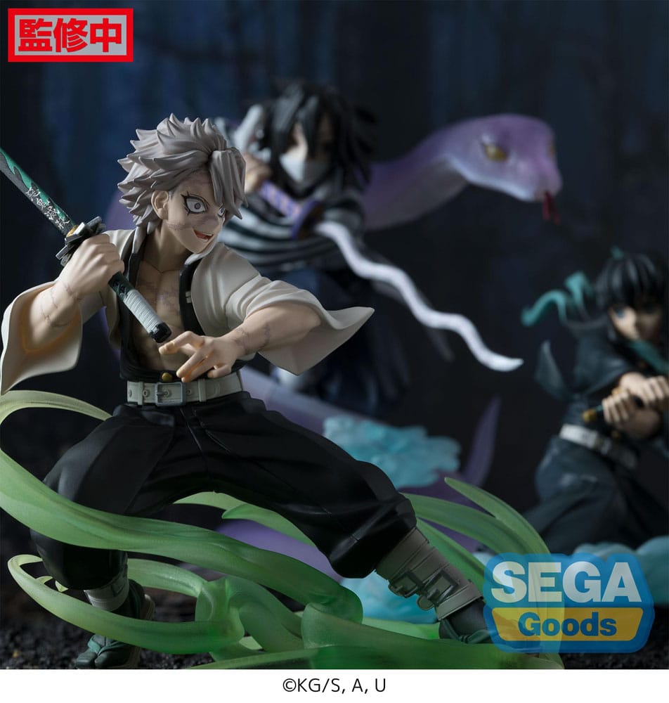 Demon Slayer: Kimetsu no Yaiba Xross Link Anime PVC Statue Sanemi Shinazugawa Hashira Training Arc 12 cm Prizefiguren Yokina