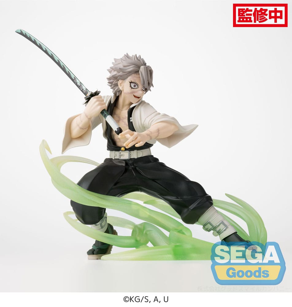 Demon Slayer: Kimetsu no Yaiba Xross Link Anime PVC Statue Sanemi Shinazugawa Hashira Training Arc 12 cm Prizefiguren Yokina
