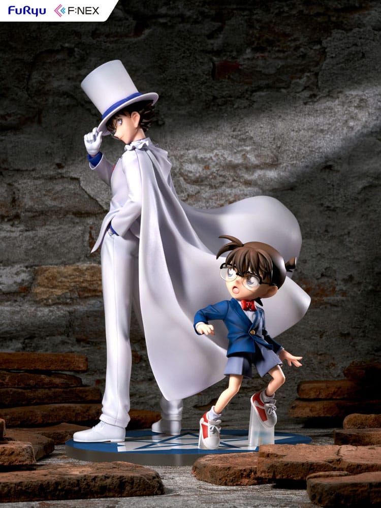 Detektiv Conan F:NEX PVC Statue 1/7 Conan Edogawa & Kid the Phantom Thief 29 cm Scalefiguren Yokina