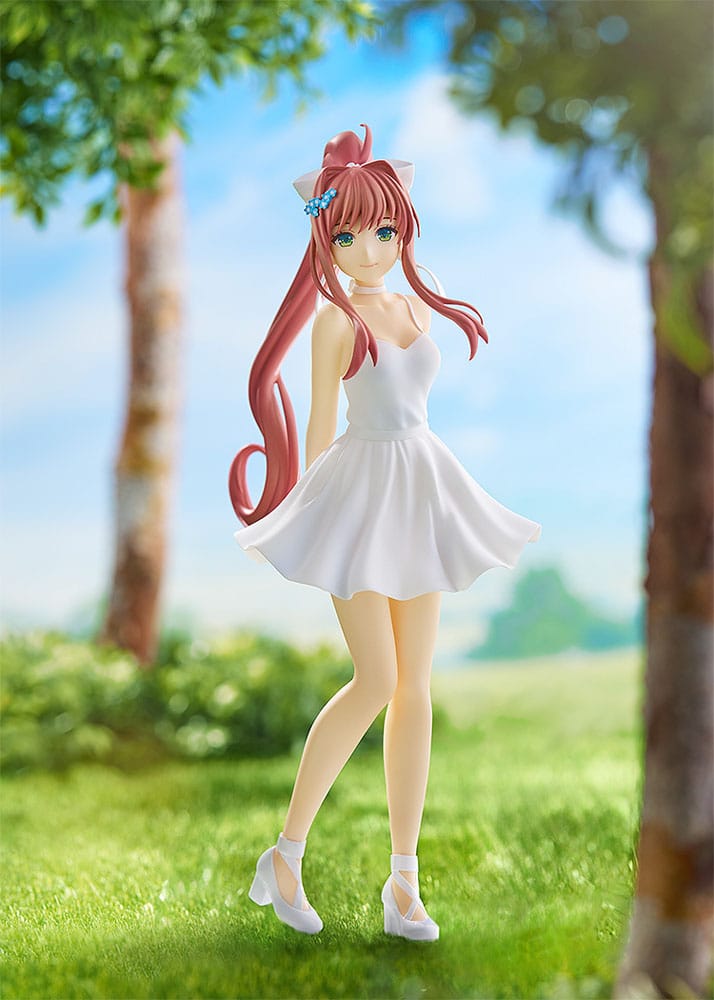 Doki Doki Literature Club! Pop Up Parade PVC Statue Monika: White Dress Ver. 18 cm Prizefiguren Yokina
