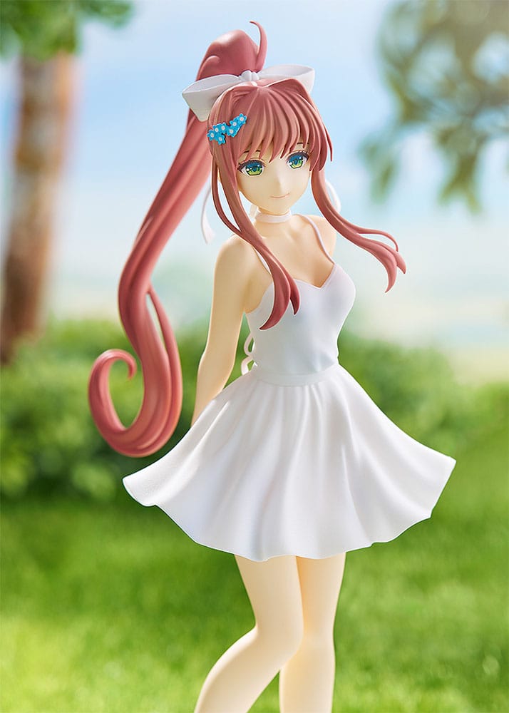 Doki Doki Literature Club! Pop Up Parade PVC Statue Monika: White Dress Ver. 18 cm Prizefiguren Yokina