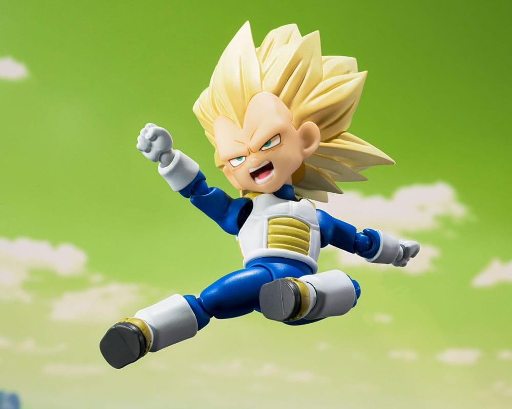 Dragon Ball Daima S.H.Figuarts Actionfigur Super Saiyan 3 Vegeta (Mini) 8 cm Figmas Yokina