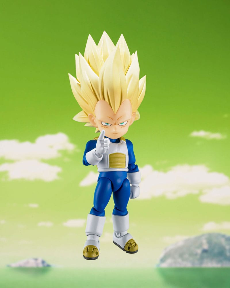 Dragon Ball Daima S.H.Figuarts Actionfigur Super Saiyan 3 Vegeta (Mini) 8 cm Figmas Yokina