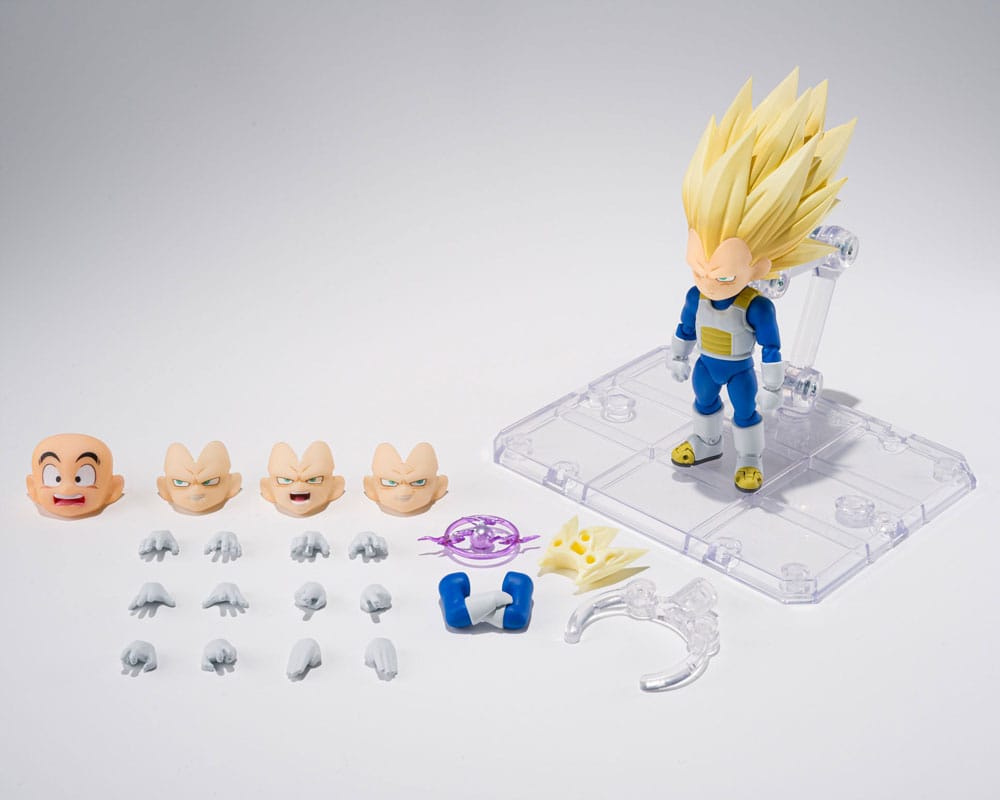 Dragon Ball Daima S.H.Figuarts Actionfigur Super Saiyan 3 Vegeta (Mini) 8 cm Figmas Yokina