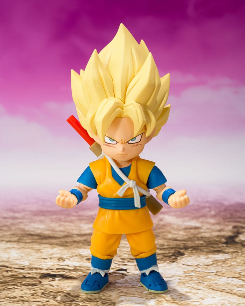 Dragon Ball S.H.Figuarts Actionfigur Super Saiyan Son Goku (mini) Daima 8 cm Figmas Yokina