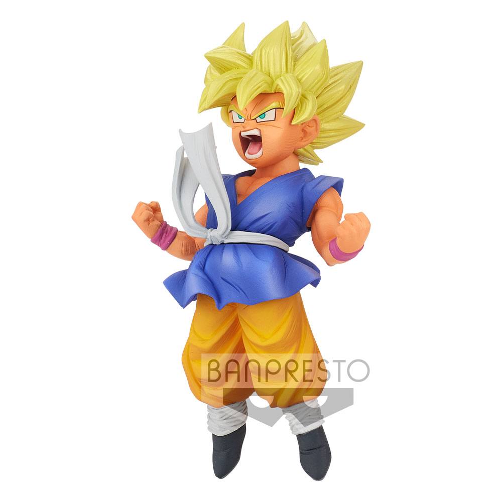 Dragonball GT Son Goku Fes PVC Statue Super Saiyan Son Goku (Kids) 14 cm Prizefiguren Yokina