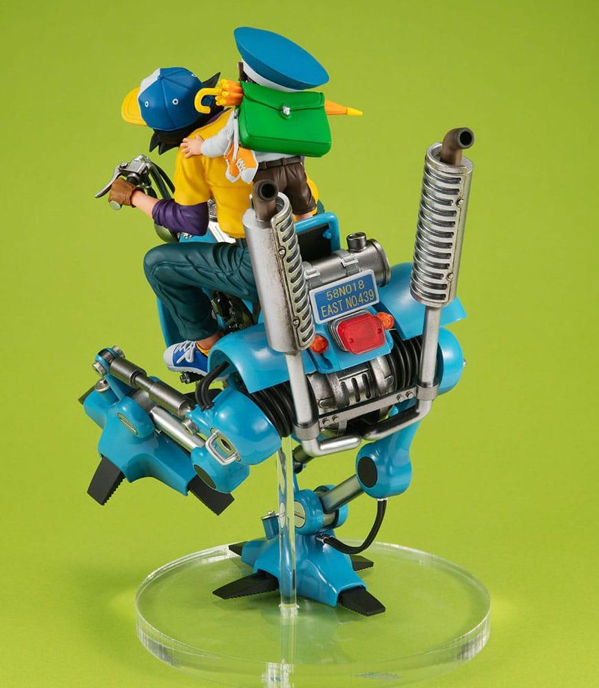 Dragonball Z Desktop Real McCoy EX PVC Diorama Son Goku & Son Gohan & Robot with two legs 20 cm Prizefiguren Yokina