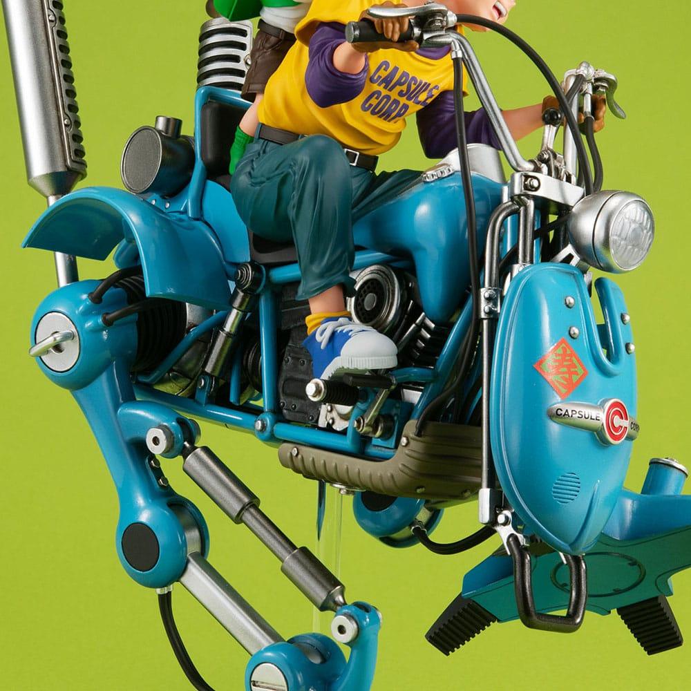 Dragonball Z Desktop Real McCoy EX PVC Diorama Son Goku & Son Gohan & Robot with two legs 20 cm Prizefiguren Yokina