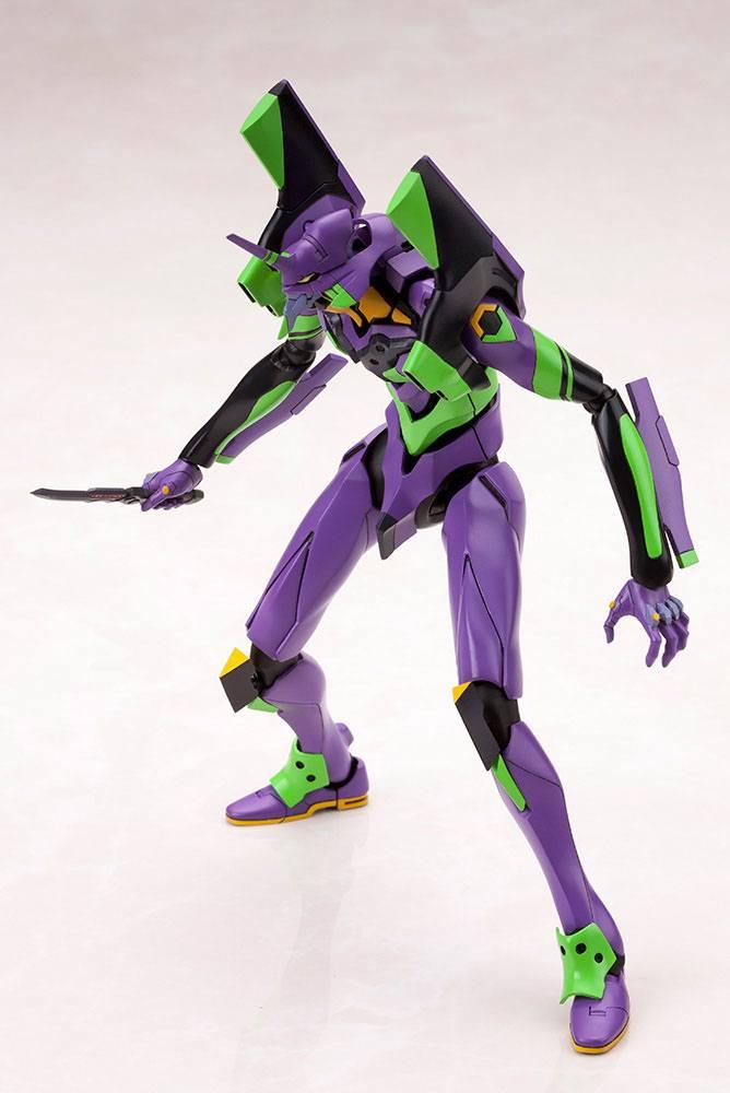 Evangelion: 3.0 + 1.0 Thrice Upon a Time Plastic Model Kit 1/400 Evangelion Test Type-01 with Spear of Cassius 19 cm Figmas Yokina