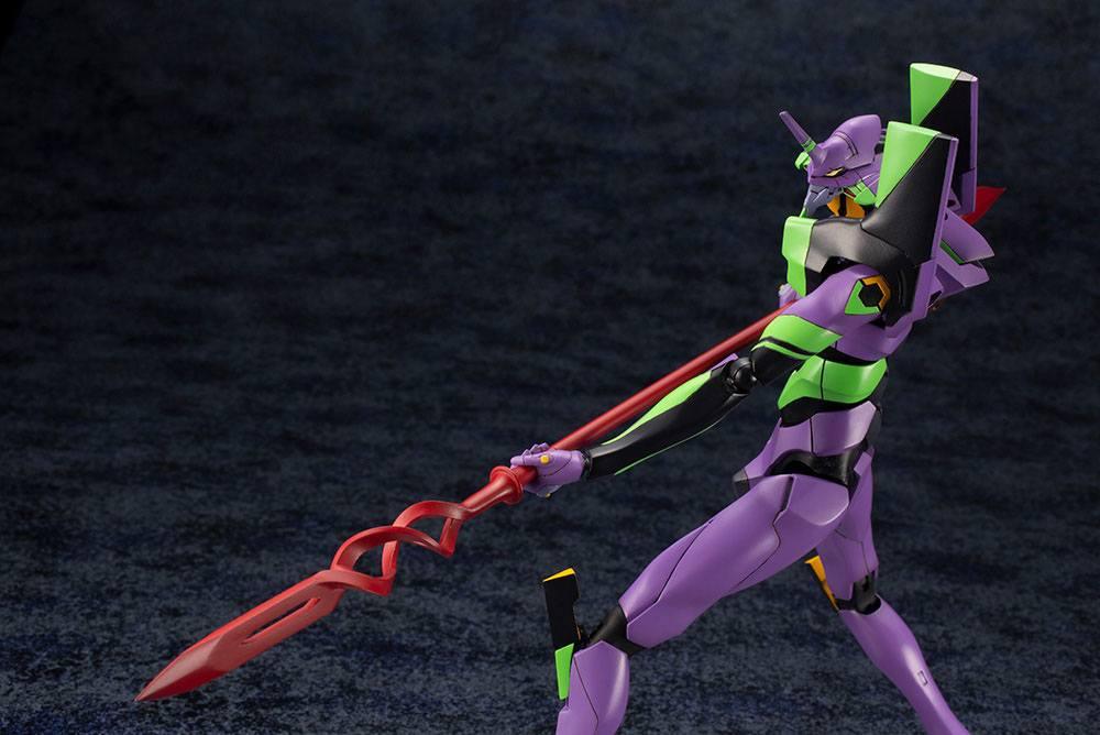 Evangelion: 3.0 + 1.0 Thrice Upon a Time Plastic Model Kit 1/400 Evangelion Test Type-01 with Spear of Cassius 19 cm Figmas Yokina