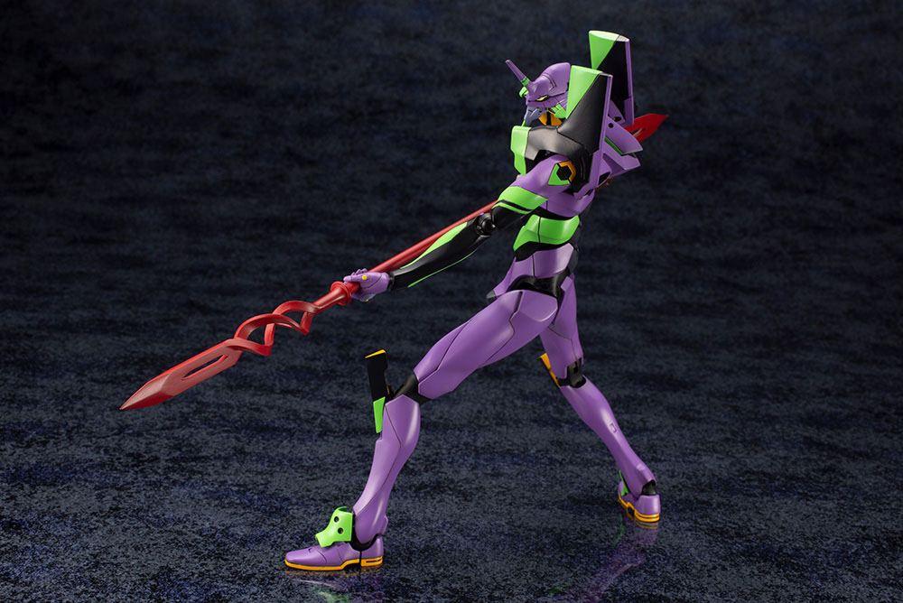 Evangelion: 3.0 + 1.0 Thrice Upon a Time Plastic Model Kit 1/400 Evangelion Test Type-01 with Spear of Cassius 19 cm Figmas Yokina