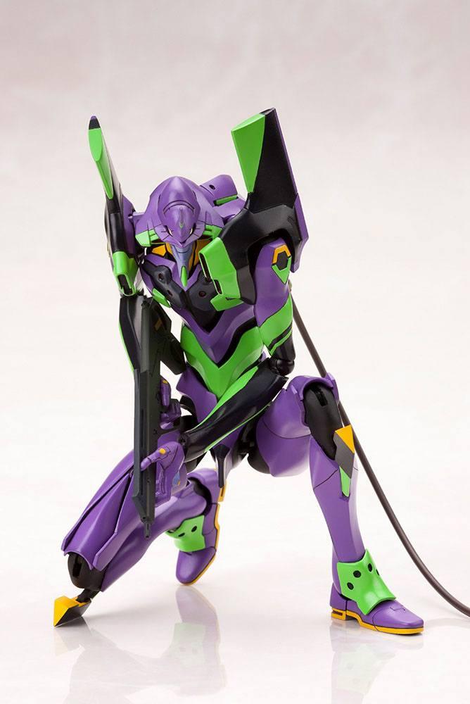 Evangelion: 3.0 + 1.0 Thrice Upon a Time Plastic Model Kit 1/400 Evangelion Test Type-01 with Spear of Cassius 19 cm Figmas Yokina